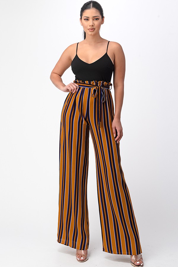 Paperbag Waist Jumpsuit with Belt