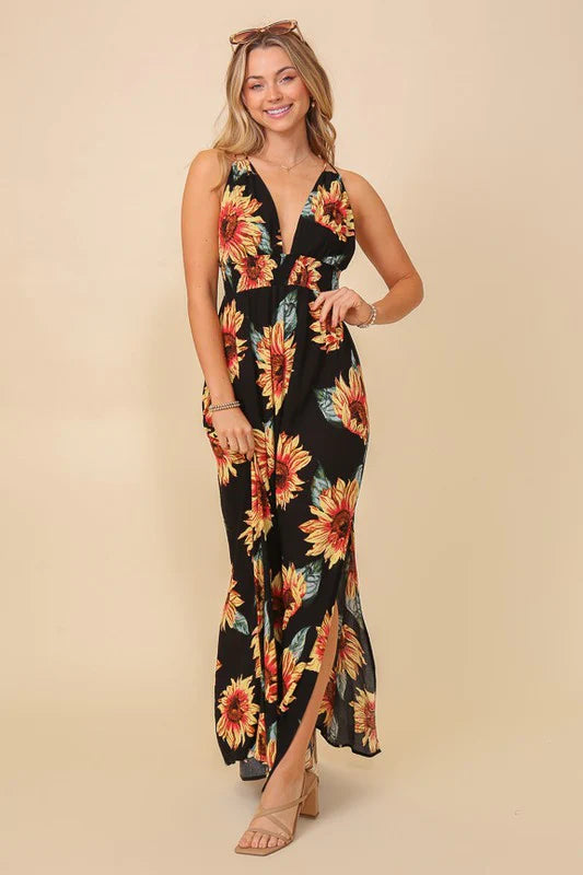 SUNFLOWER MAXI DRESS