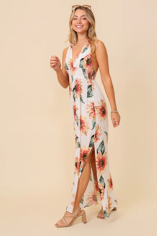 SUNFLOWER MAXI DRESS