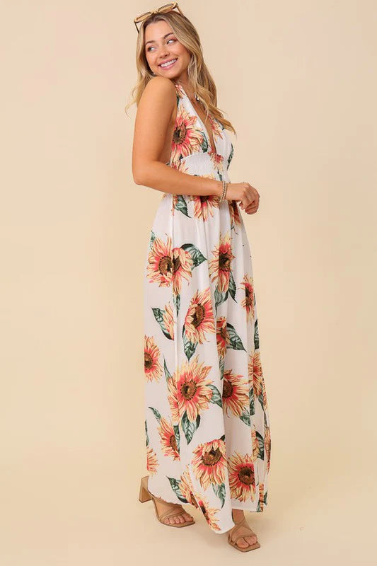 SUNFLOWER MAXI DRESS