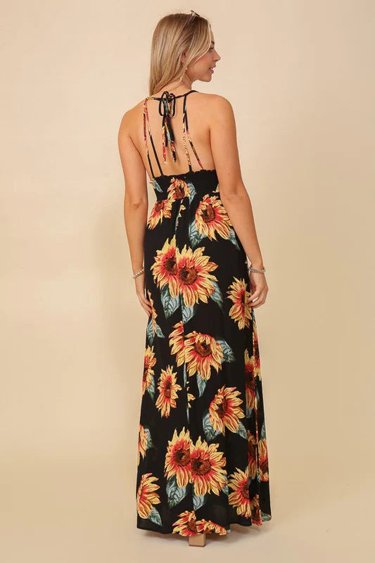 SUNFLOWER MAXI DRESS