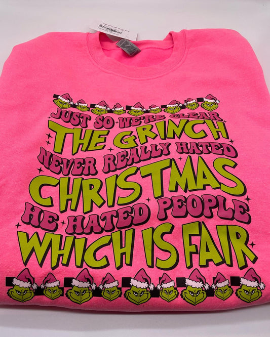 Grinchmas sweatshirt