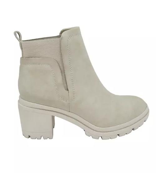 Jellypop Shelley Chelsea Booties Color Bone